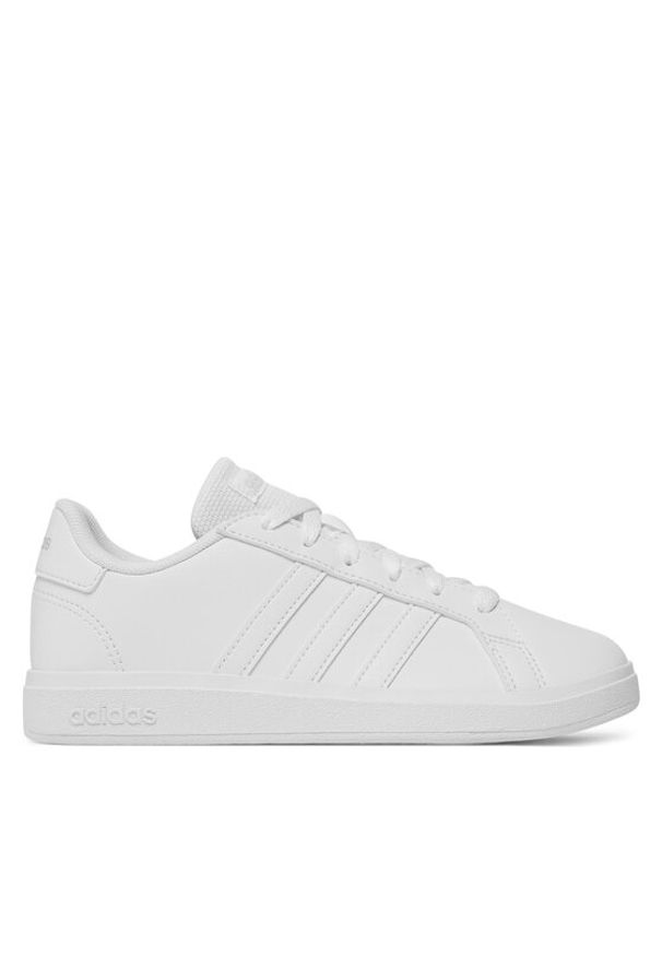 Adidas - adidas Sneakersy Grand Court 2.0 K FZ6158 Biały. Kolor: biały. Materiał: skóra