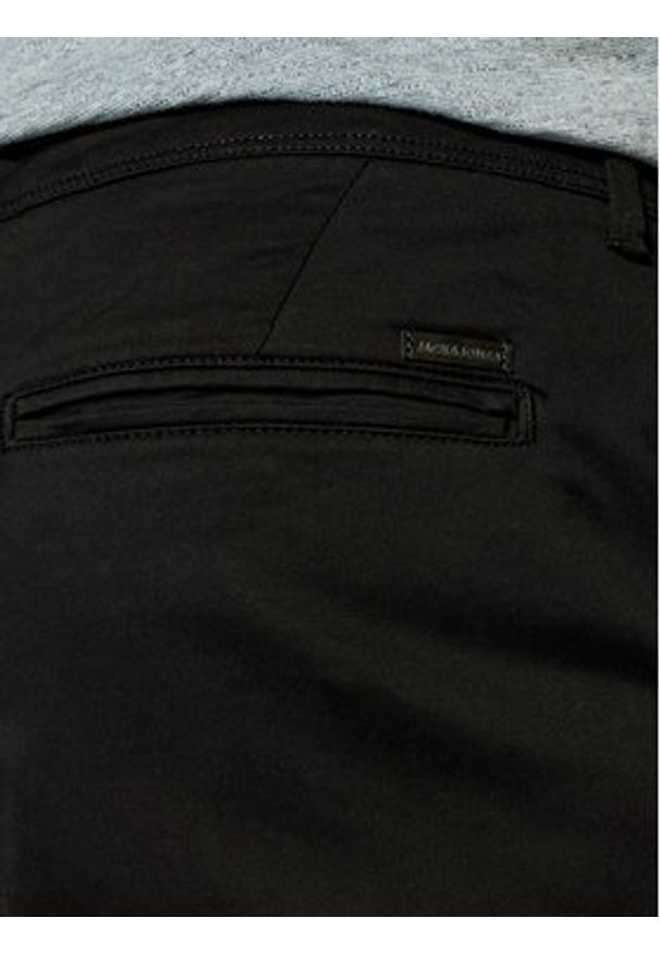 Jack & Jones Szorty materiałowe Bowie 12165604 Czarny Regular Fit. Kolor: czarny. Materiał: bawełna, materiał