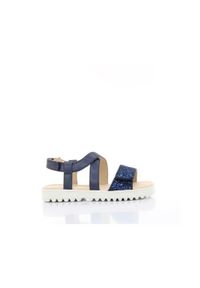 Buty do chodzenia dla dzieci Geox J156EDC4002. Zapięcie: rzepy. Kolor: niebieski. Materiał: syntetyk, materiał
