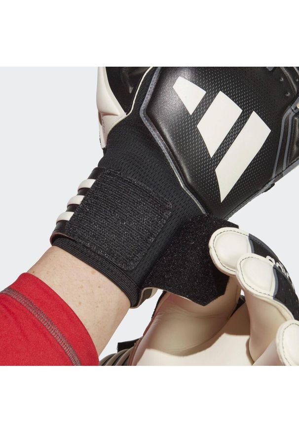 Rękawice bramkarskie męskie Adidas Tiro League Gloves. Kolor: biały, wielokolorowy, czarny, szary. Materiał: materiał