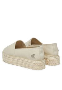 Calvin Klein Jeans Espadryle Flatform Esdparille Mg/Hdw YW0YW01737 Écru. Materiał: materiał #3