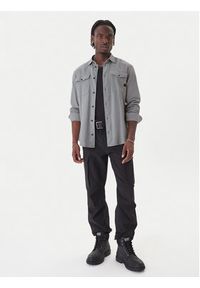 G-Star RAW - G-Star Raw Koszula Marine D24963-D454 Szary ciemny Slim Fit. Kolor: szary. Materiał: bawełna. Styl: marine #4