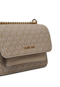 MICHAEL Michael Kors Torebka Claire 32R5GC7C1V Beżowy. Kolor: beżowy. Materiał: skórzane #6