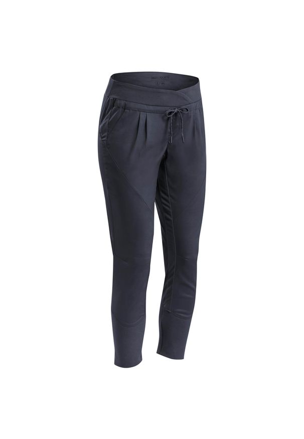 quechua - Spodnie turystyczne damskie Quechua NH500 Slim. Materiał: bawełna, poliester, materiał, elastan