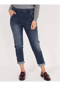 Unisono - SPODNIE - JEANSY. Okazja: na co dzień. Materiał: jeans. Styl: casual, klasyczny