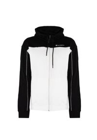 Champion Bluza "Zip-Hoodie" | 217851 | Mężczyzna | Czarny, Biały. Okazja: na co dzień. Kolor: wielokolorowy, czarny, biały. Materiał: poliester, bawełna. Wzór: nadruk, aplikacja. Styl: casual, elegancki