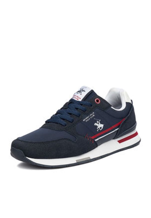 Beverly Hills Polo Club Sneakersy CEO-SIRIO-01 V5 Granatowy. Kolor: niebieski. Materiał: materiał