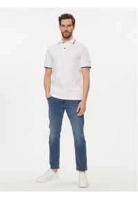 BOSS - Boss Polo Passertip 50507699 Biały Slim Fit. Typ kołnierza: polo. Kolor: biały. Materiał: bawełna #2
