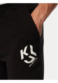 Karl Lagerfeld Jeans Spodnie dresowe B3M10013 Czarny Slim Fit. Kolor: czarny. Materiał: bawełna #4