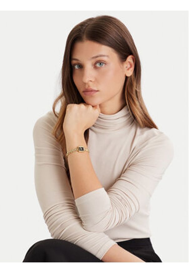 Daniel Wellington Zegarek Quadro DW00100851 Złoty. Kolor: złoty