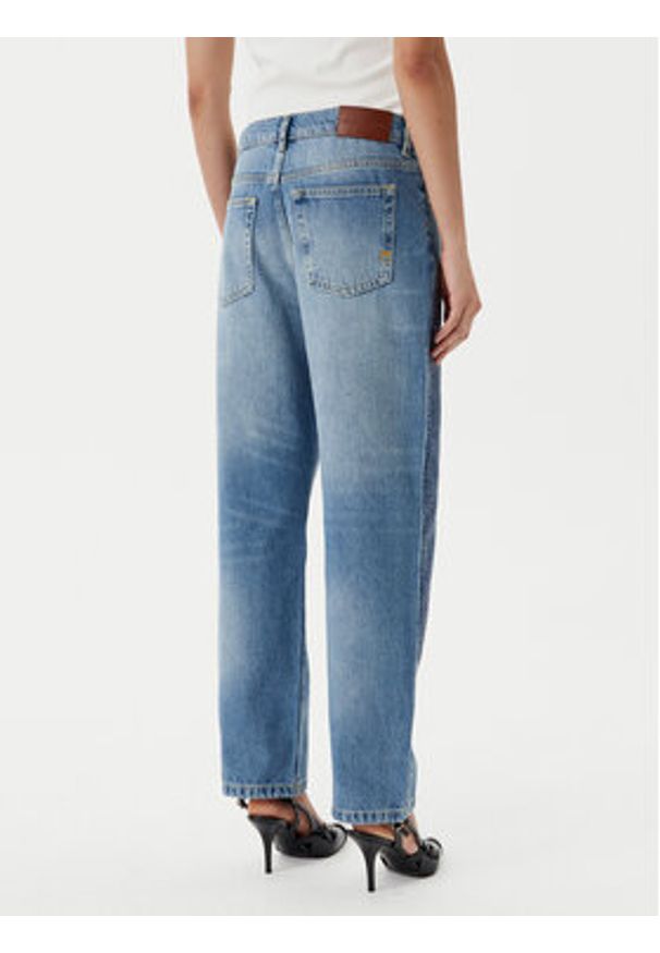 Pinko - PINKO Jeansy Rose Staright 104635 A2F7 Niebieski Straight Fit. Kolor: niebieski