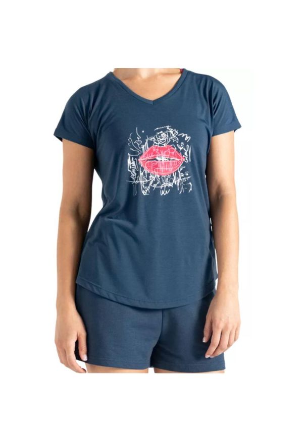 DARE 2B - Calm damska koszulka. Kolor: niebieski. Materiał: poliester