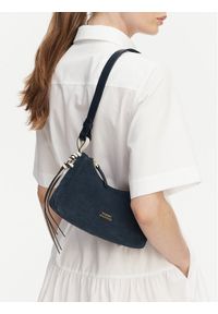 TOMMY HILFIGER - Tommy Hilfiger Torebka Th Statement Mini Should Bag Sue AW0AW18823 Brązowy. Kolor: brązowy. Materiał: skórzane, zamszowe #1