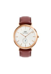 Daniel Wellington Zegarek Classic St. Mawes Horloge DW00100871 Brązowy. Kolor: brązowy. Materiał: skóra #6