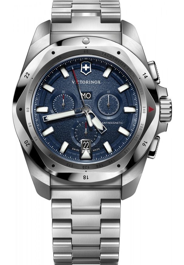 VICTORINOX - Zegarek Victorinox Zegarek męski Victorinox 241985 srebrny. Kolor: srebrny