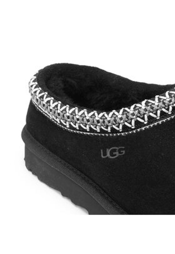 Ugg Kapcie W Tasman 5955 Czarny. Kolor: czarny. Materiał: zamsz, skóra