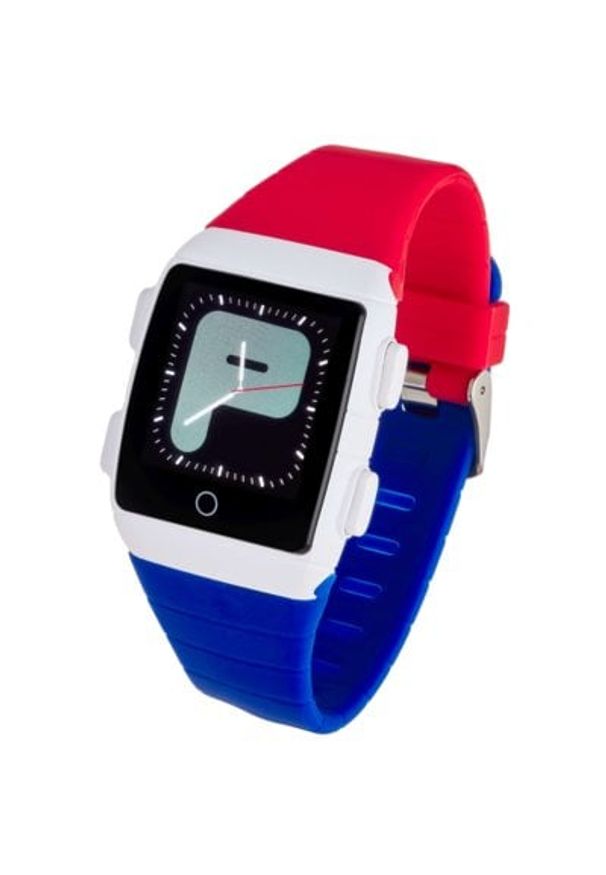 Smartwatch GARETT Teen 5 Niebiesko-czerwony. Rodzaj zegarka: smartwatch. Kolor: wielokolorowy, czerwony, niebieski. Styl: młodzieżowy