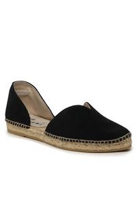 Manebi Espadryle Suede Open-Side Flats K 1.0 O0 Czarny. Kolor: czarny. Materiał: zamsz, skóra #2