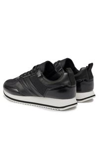 Calvin Klein Sneakersy Low Top Lace Up Jaq Mono HM0HM01343 Czarny. Kolor: czarny. Materiał: materiał #3