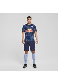 Puma - Męska koszulka wyjazdowa FC Red Bull Salzburg 24/25 PUMA Club Navy Red Blue. Kolor: czerwony, niebieski, wielokolorowy