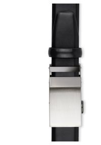 Czarny skórzany pasek męski - Pako Lorente. Kolor: czarny. Materiał: skóra. Styl: elegancki #1