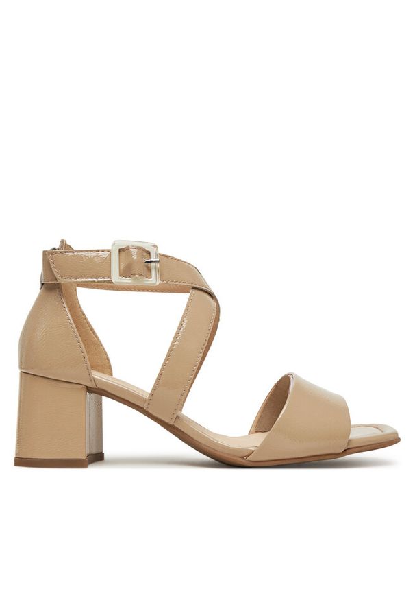 Sandały Ara. Kolor: beżowy