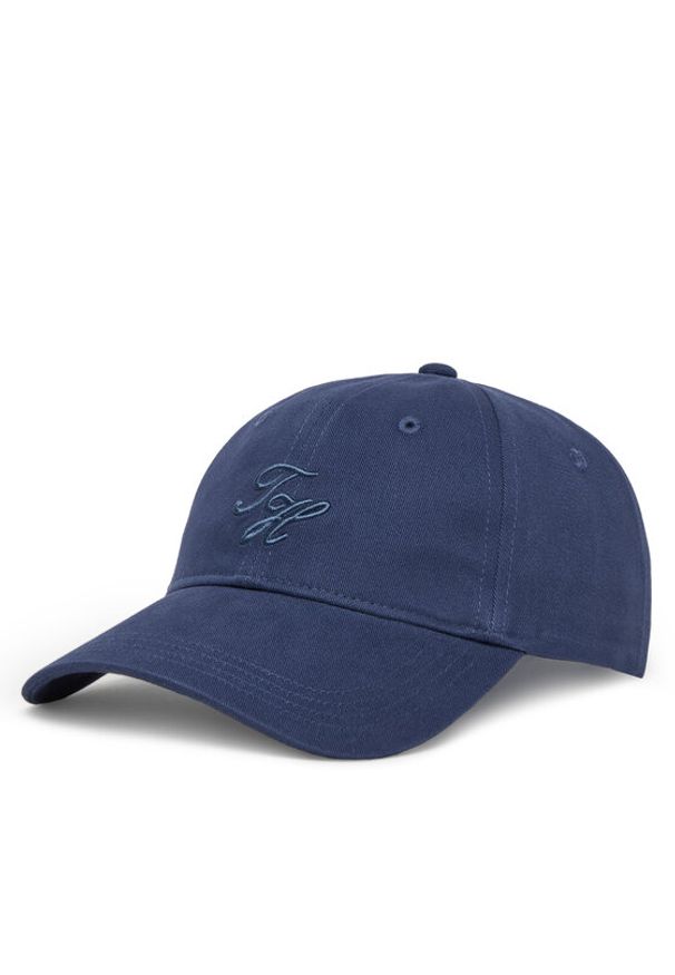 TOMMY HILFIGER - Tommy Hilfiger Czapka z daszkiem Embroidered Cap AW0AW17489 Granatowy. Kolor: niebieski. Materiał: bawełna, materiał