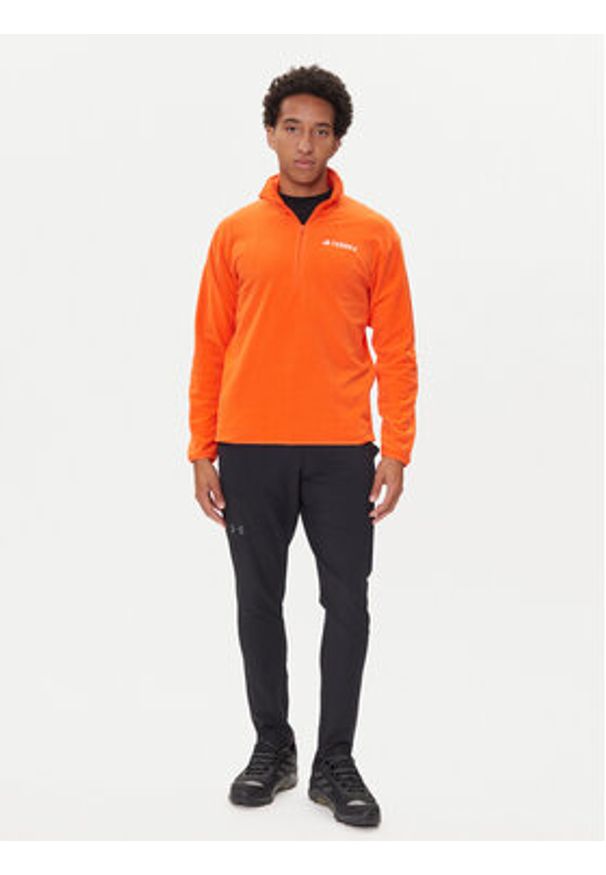 Adidas - adidas Polar Multi Essentials JM3124 Pomarańczowy Regular Fit. Kolor: pomarańczowy. Materiał: syntetyk