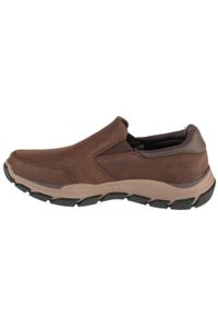skechers - Buty do chodzenia męskie, Respected - Calum. Kolor: brązowy. Sport: turystyka piesza