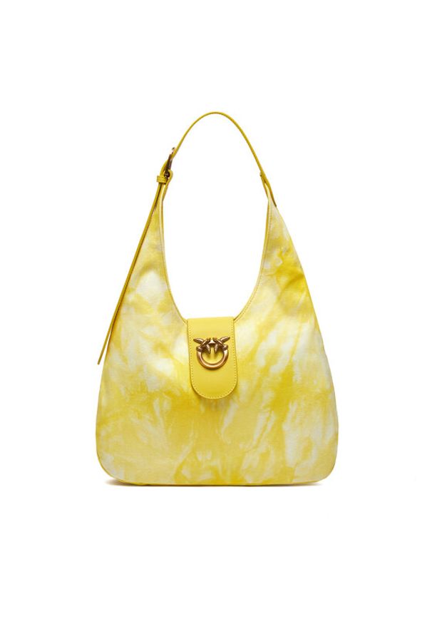 Pinko Torebka Hobo Mini PE 24 PLTT 103275 A1RK Żółty. Kolor: żółty