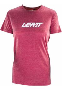 Koszulka damska LEATT T-Shirt Premium Women. Kolor: czerwony. Sport: kolarstwo