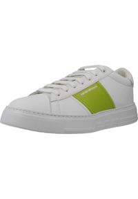EA7 - Kapcie EMPORIO ARMANI XN840 Biały. Kolor: biały. Materiał: syntetyk, skóra. Sport: turystyka piesza