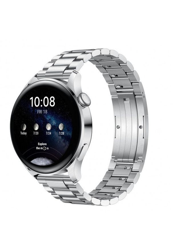 HUAWEI - Smartwatch Huawei Watch 3 Elite LTE. Rodzaj zegarka: smartwatch. Materiał: materiał, skóra. Styl: casual, sportowy
