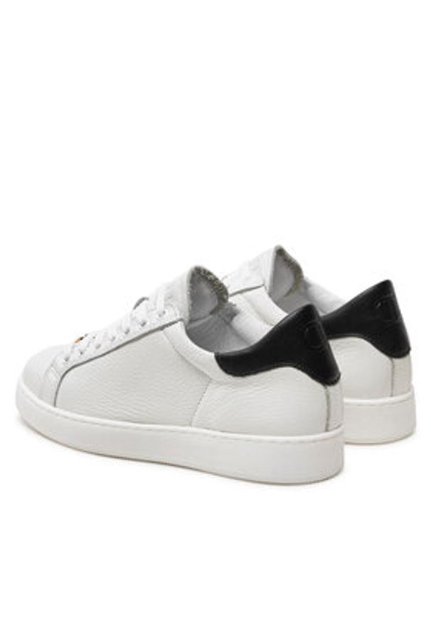 TwinSet - TWINSET Sneakersy 242TCP012 Biały. Kolor: biały. Materiał: skóra