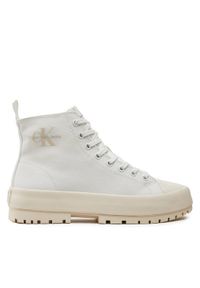 Calvin Klein Jeans Trampki YW0YW01519 Biały. Kolor: biały. Materiał: materiał