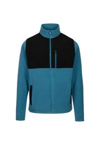 TRESPASS - Bluza Polarowa Męska Falkenham. Kolor: niebieski. Materiał: polar. Sezon: zima. Styl: sportowy. Sport: turystyka piesza #1