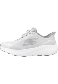 skechers - Buty SKECHERS GO RUN NOW REGENT Szary. Kolor: szary. Materiał: syntetyk, tkanina. Sport: bieganie
