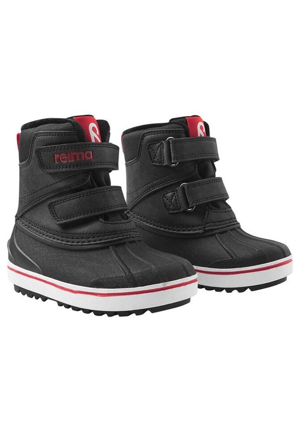 Buty zimowe dla dziecka na rzepy Reima Coconi. Zapięcie: rzepy. Kolor: czarny. Sezon: zima. Sport: turystyka piesza
