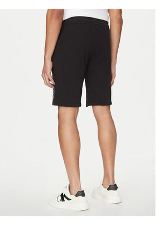 Calvin Klein Szorty sportowe Modern Twill K10K114122 Czarny Regular Fit. Kolor: czarny. Materiał: bawełna. Styl: sportowy