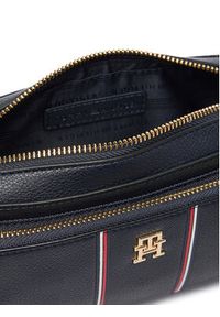 TOMMY HILFIGER - Tommy Hilfiger Torebka Th Daily Camera Bag Corp AW0AW18640 Granatowy. Kolor: niebieski. Materiał: skórzane #5