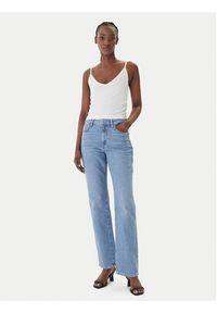 Guess Top O6GR01 Z5302 Biały Regular Fit. Kolor: biały. Materiał: wiskoza #4