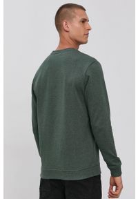 !SOLID Bluza męska kolor zielony z nadrukiem. Okazja: na co dzień. Kolor: zielony. Materiał: bawełna, dzianina. Wzór: nadruk. Styl: casual #4