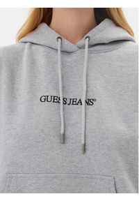 Guess Jeans Bluza W5RQ27 K68I4 Szary Oversize. Kolor: szary. Materiał: bawełna #2