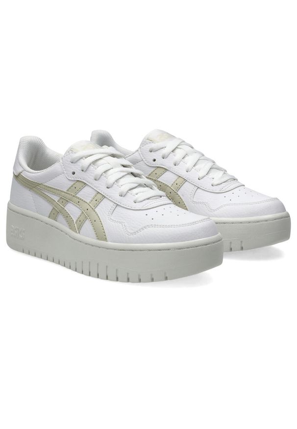 Sneakersy damskie Asics Japan S PF. Okazja: na co dzień. Kolor: biały. Materiał: syntetyk, skóra