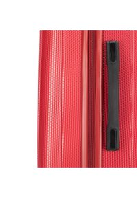 Wittchen - Średnia walizka z polikarbonu prosta. Kolor: czerwony. Materiał: guma. Styl: elegancki #8