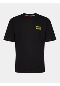 BOSS - Boss T-Shirt Te_Records 50515553 Czarny Relaxed Fit. Kolor: czarny. Materiał: bawełna