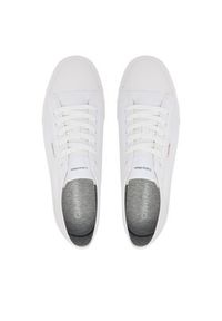 Calvin Klein Trampki Vulc Laceup Cv HM0HM02121 Biały. Kolor: biały. Materiał: materiał #3
