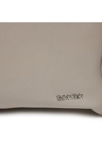 Calvin Klein Torebka Texture Block Large Shopper K60K611670 Beżowy. Kolor: beżowy. Materiał: skórzane #4