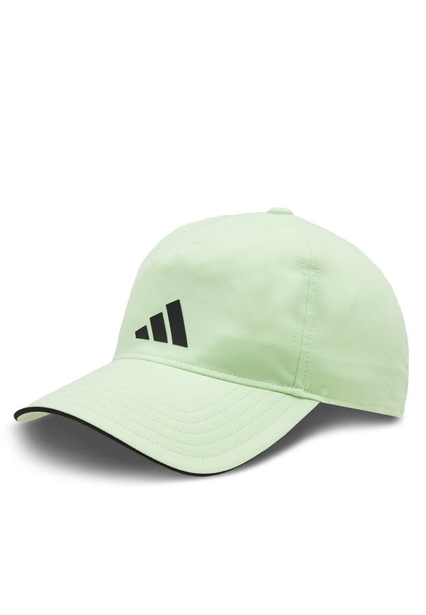 Adidas - Czapka z daszkiem adidas. Kolor: zielony