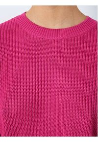 Noisy may - Noisy May Sweter Maysa 27021536 Różowy Relaxed Fit. Kolor: różowy. Materiał: bawełna #4